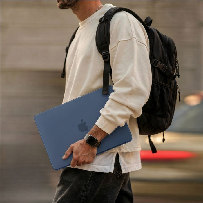 Калъф Tech-Protect Softshell за MacBook Neo 13" 2026 - тъмносин