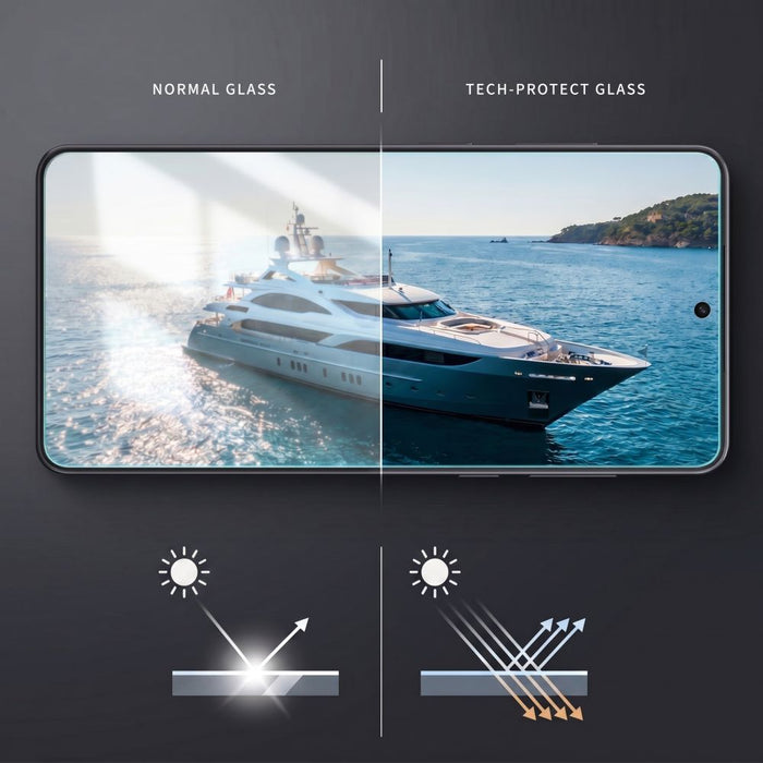 Tech-Protect Quick Set AR+ антирефлексно стъкло за Samsung Galaxy S26+ - черно