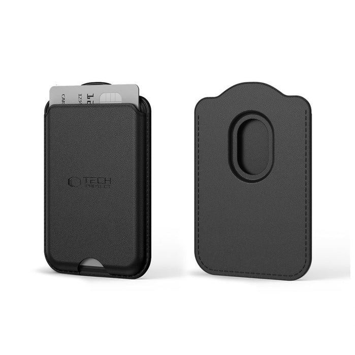 Tech-Protect CH02 MagWallet Магнитен портфейл MagSafe за телефон - черен