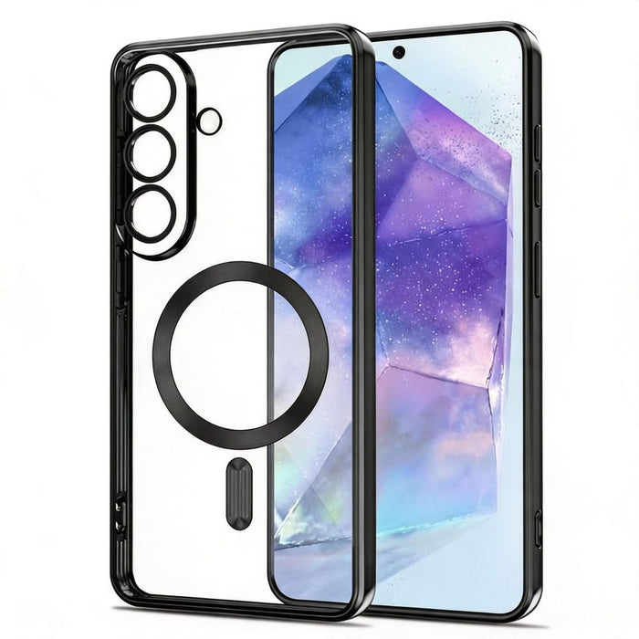 Кейс Tech-Protect MagFlex MagSafe за Samsung Galaxy A27 5G - прозрачен черен