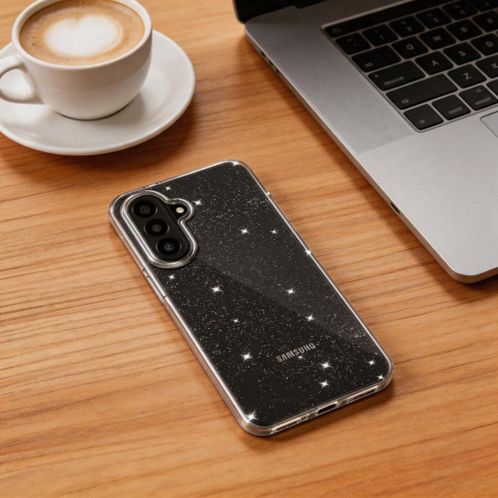 Кейс Tech-Protect FlexAir за Samsung Galaxy A27 5G - прозрачен и брокат