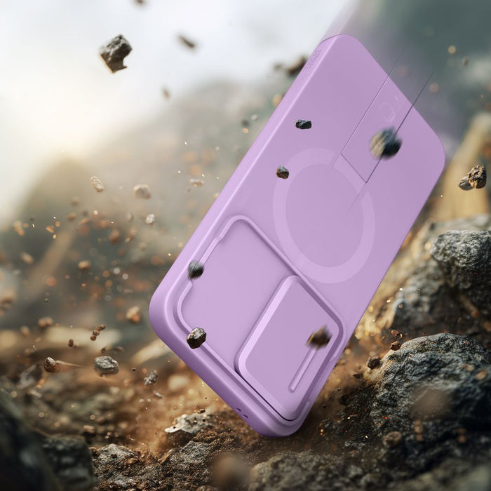 Кейс Tech-Protect Kevlar Aura MagSafe за Samsung Galaxy A57 - лилав