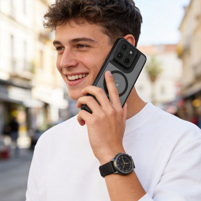 Калъф Tech-Protect Magmat MagSafe за Motorola Edge 70 5G - матово черен