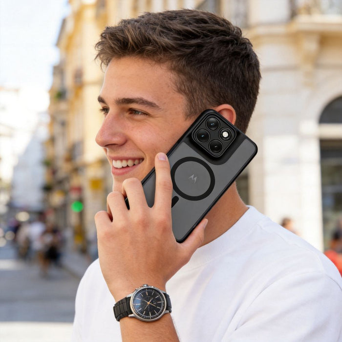 Калъф Tech-Protect Magmat MagSafe за Motorola Edge 70 Fusion / Fusion + 5G - матово черен