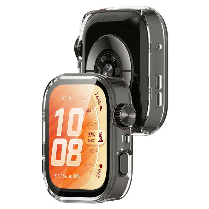 Калъф Tech-Protect Defense за Huawei Watch Fit 5 Pro - прозрачен