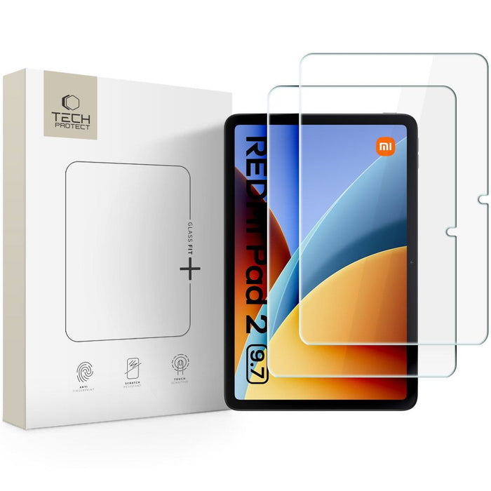 Tech-Protect Glass Fit+ 2 броя закалено стъкло за Xiaomi Redmi Pad 2 9.7"
