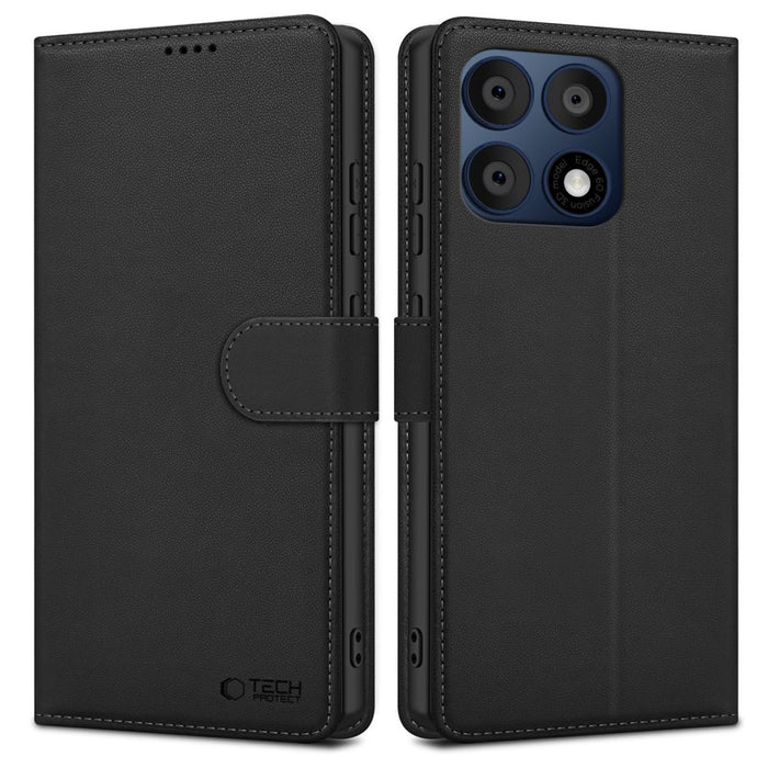 Калъф-портфейл Tech-Protect за Motorola Edge 70 Pro 5G - черен