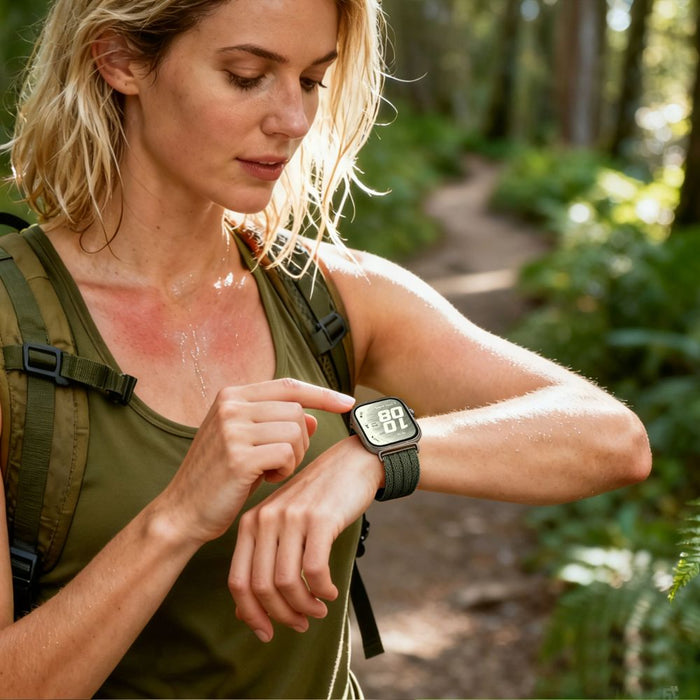 Найлонова каишка Tech-Protect за Huawei Watch Fit 3 / 4 / 4 Pro / 5 / 5 Pro - зелена