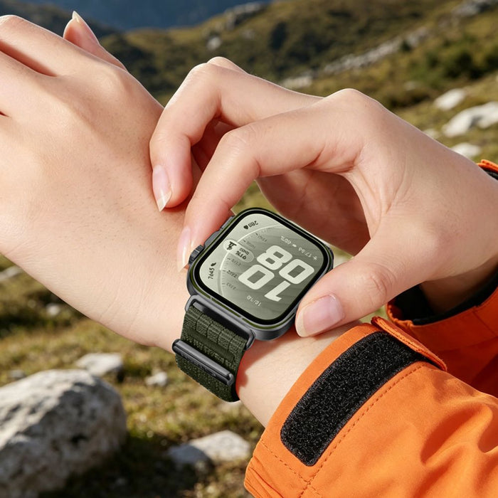 Найлонова каишка Tech-Protect за Huawei Watch Fit 3 / 4 / 4 Pro / 5 / 5 Pro - зелена