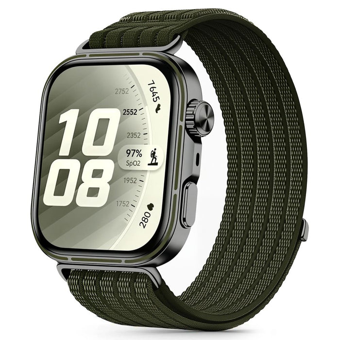 Найлонова каишка Tech-Protect за Huawei Watch Fit 3 / 4 / 4 Pro / 5 / 5 Pro - зелена