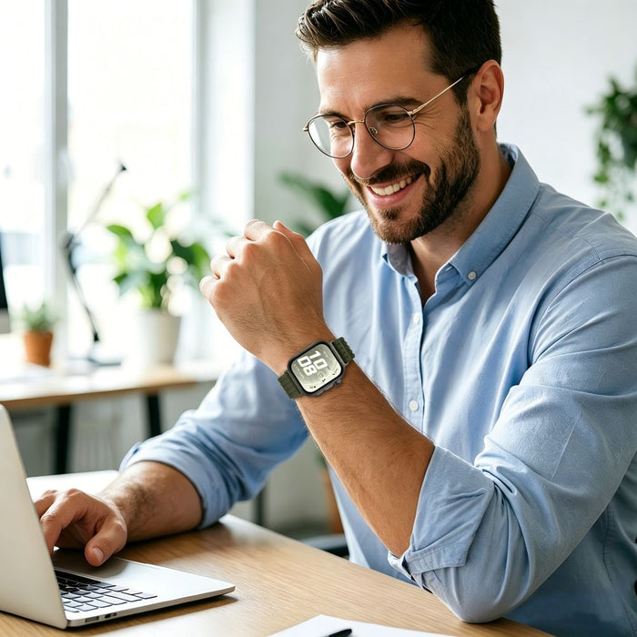Найлонова каишка Tech-Protect за Huawei Watch Fit 3 / 4 / 4 Pro / 5 / 5 Pro - зелена