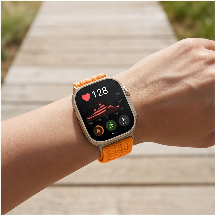 Найлонова каишка Tech-Protect за Huawei Watch Fit 3 / 4 / 4 Pro / 5 / 5 Pro - оранжева