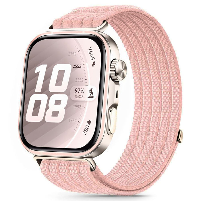 Найлонова каишка Tech-Protect за Huawei Watch Fit 3 / 4 / 4 Pro / 5 / 5 Pro - розова