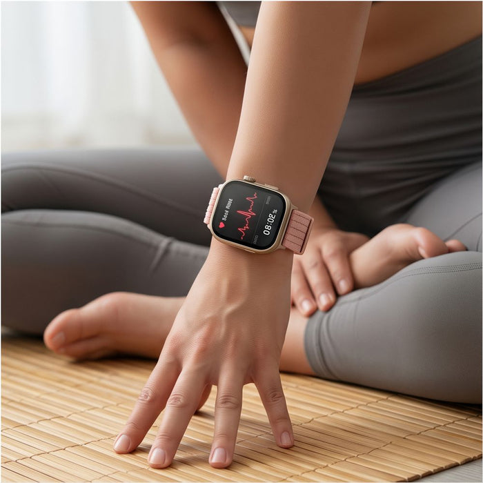 Найлонова каишка Tech-Protect за Huawei Watch Fit 3 / 4 / 4 Pro / 5 / 5 Pro - розова