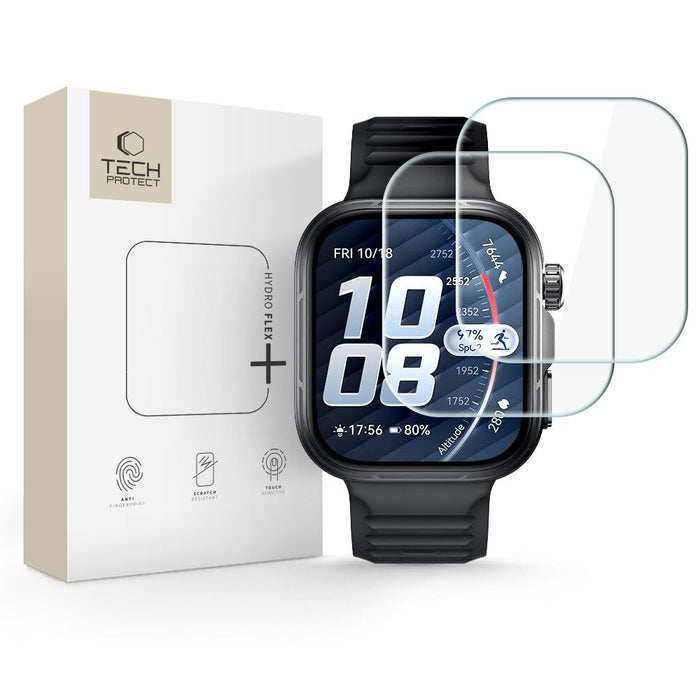 Tech-Protect Hydro flex+ хидрогелно фолио за Huawei Watch Fit 5 Pro, 2 броя