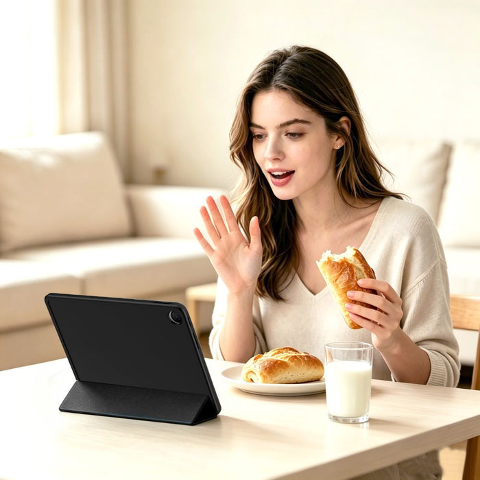 Калъф-писалка Tech-Protect SmartCase за Xiaomi Redmi Pad 2 9.7" - черен