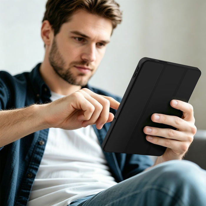 Калъф-писалка Tech-Protect SmartCase за Xiaomi Redmi Pad 2 9.7" - черен