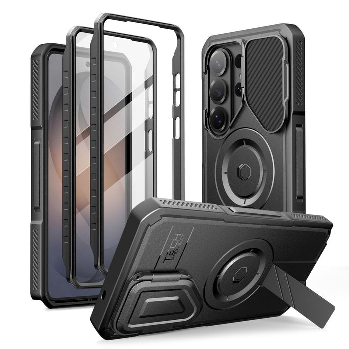 Комплект от 2 калъфа Tech-Protect Kevlar MagSafe за Samsung Galaxy S26 Ultra - черен