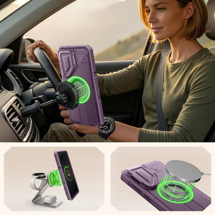 Комплект от 2 калъфа Tech-Protect Kevlar MagSafe за Samsung Galaxy S26 Ultra - черен