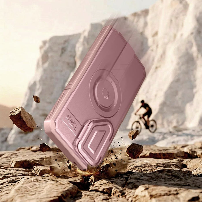 Комплект от 2 калъфа Tech-Protect Kevlar MagSafe за Samsung Galaxy S26 Ultra - розов