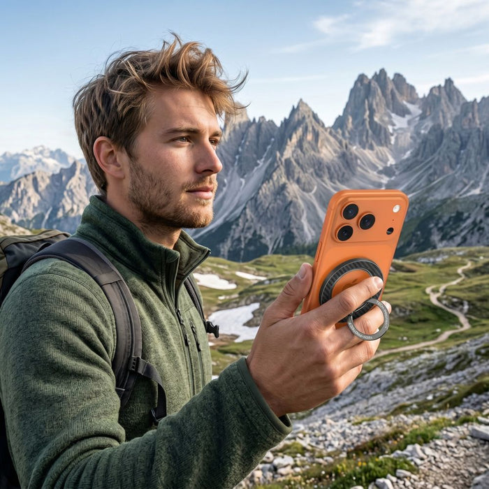 Магнитен пръстен за телефон Tech-Protect MMR800 - черен