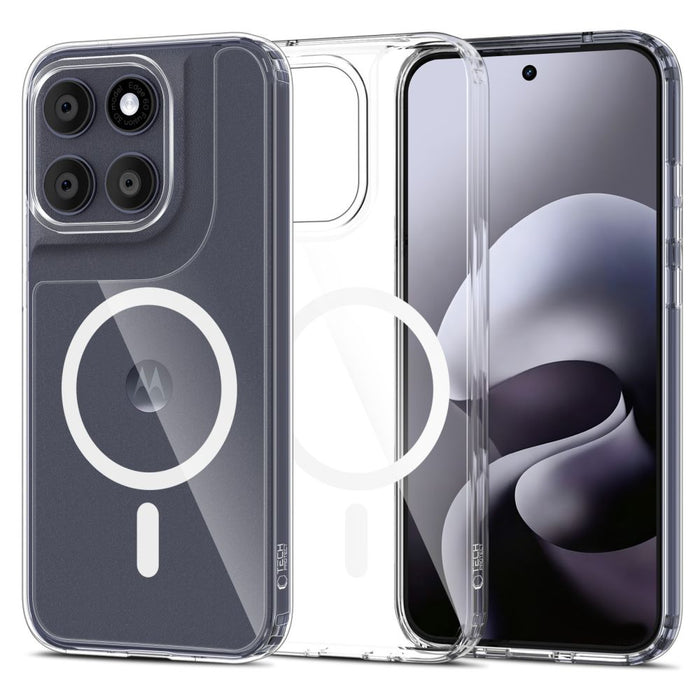Tech-Protect FlexAir Hybrid MagSafe калъф за Motorola Moto G67 / G77 - прозрачен