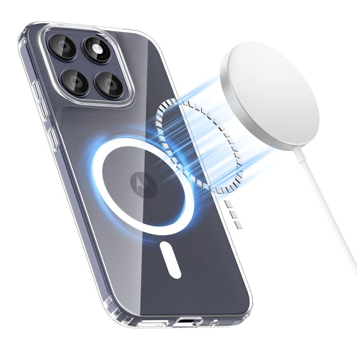 Tech-Protect FlexAir Hybrid MagSafe калъф за Motorola Moto G67 / G77 - прозрачен