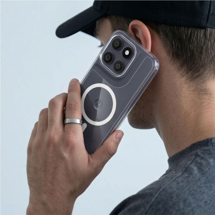 Tech-Protect FlexAir Hybrid MagSafe калъф за Motorola Moto G67 / G77 - прозрачен