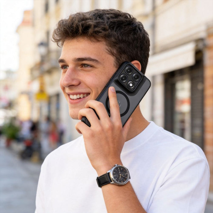 Калъф Tech-Protect Magmat MagSafe за Motorola Edge 70 Pro 5G - матово черен
