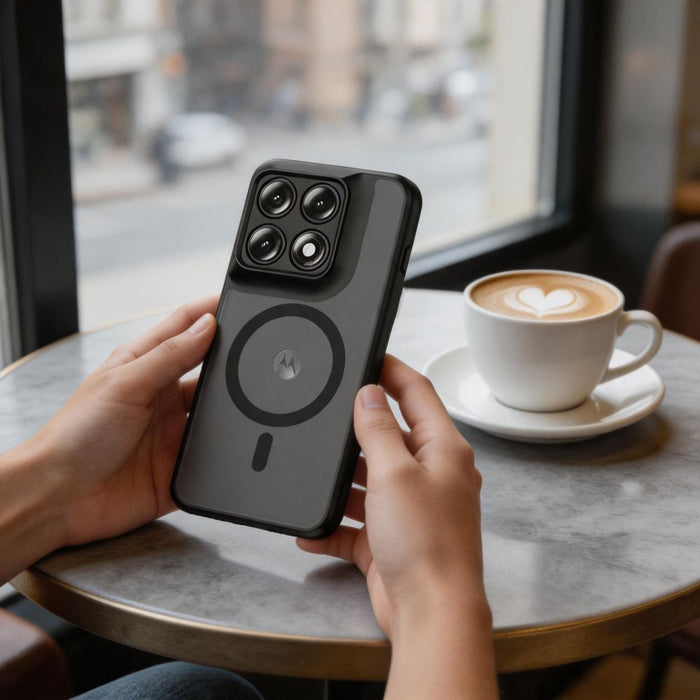 Калъф Tech-Protect Magmat MagSafe за Motorola Edge 70 Pro 5G - матово черен