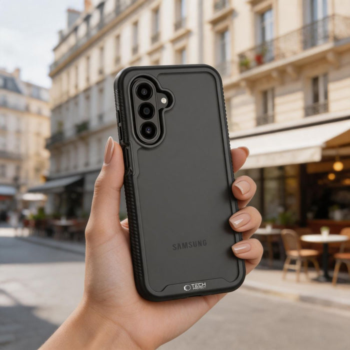 Кейс Tech-Protect Defense за Samsung Galaxy A36 / A56 / A27 / A37 5G - матово черен