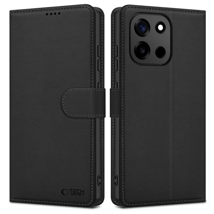 Калъф-портфейл Tech-Protect за OnePlus Nord 6 - черен