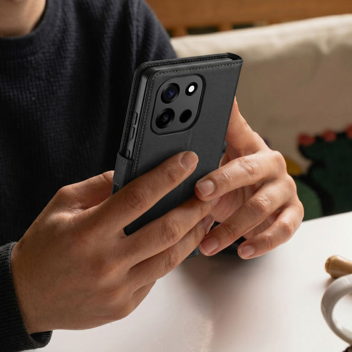 Калъф-портфейл Tech-Protect за OnePlus Nord 6 - черен