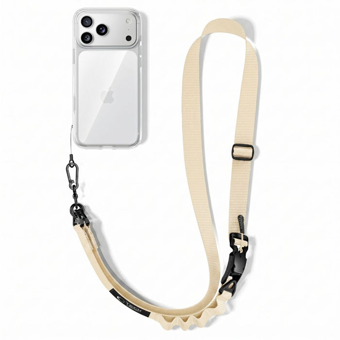 Връзка за телефон Tech-Protect C9S Rope - Бежова