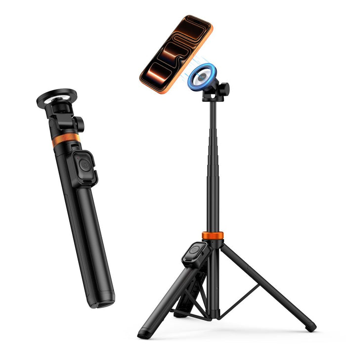 Селфи стик Tech-Protect L03S MagSafe Bluetooth Selfie Stick Tripod - черен