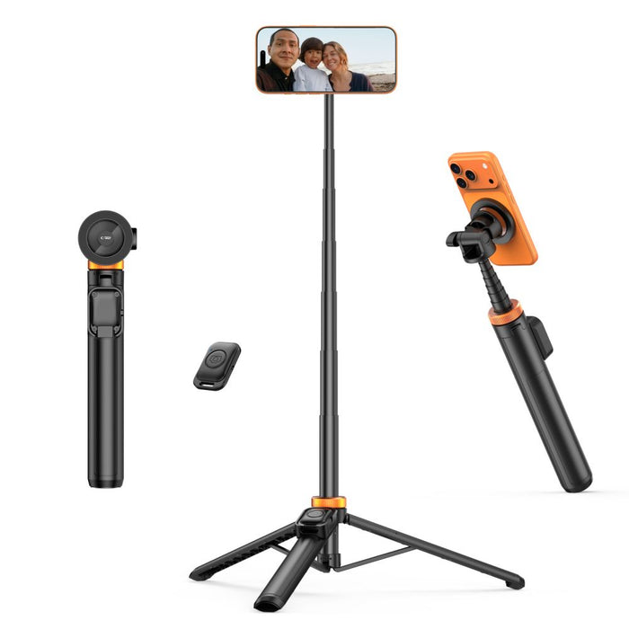 Селфи стик Tech-Protect L03S MagSafe Bluetooth Selfie Stick Tripod - черен