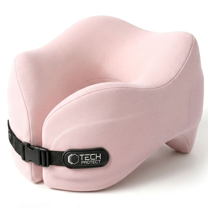 Възглавница за пътуване Tech-Protect ComfortRest - розова