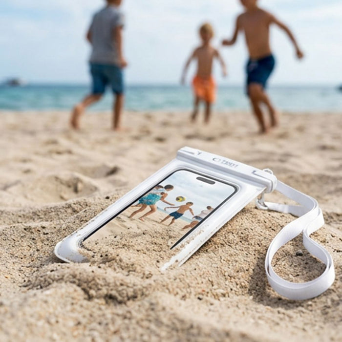 Водоустойчив калъф Tech-Protect UWC7 6.9" - бял