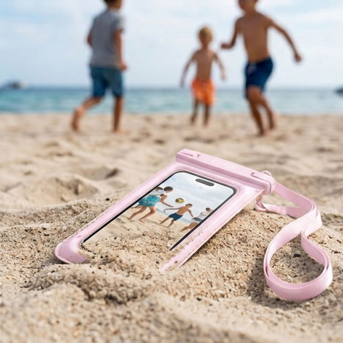 Водоустойчив калъф Tech-Protect UWC7 6.9" - розов