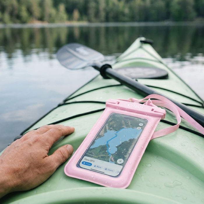 Водоустойчив калъф Tech-Protect UWC7 6.9" - розов