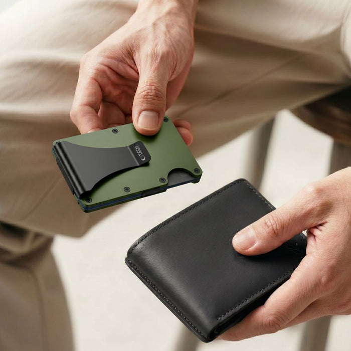 Портфейл Tech-Protect Thorn RFID - зелен