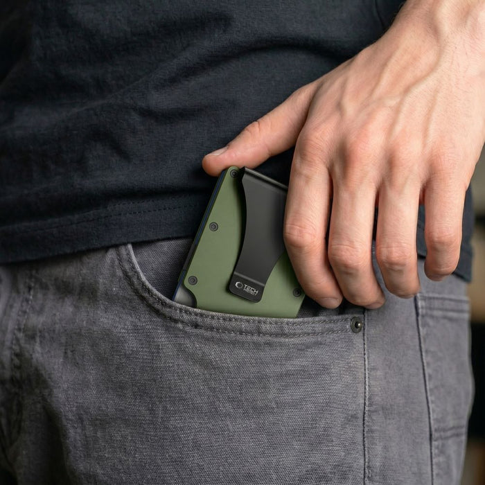 Портфейл Tech-Protect Thorn RFID - зелен