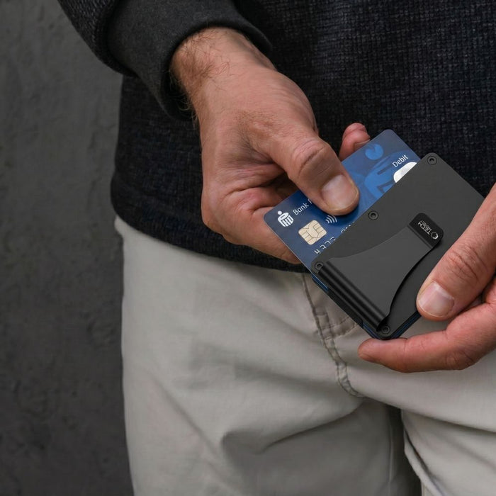 Портфейл Tech-Protect Thorn RFID - черен