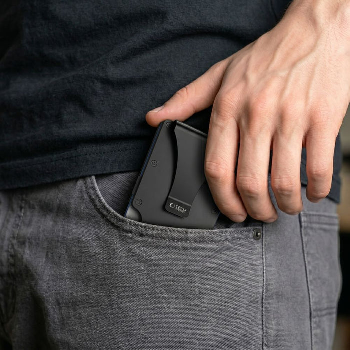Портфейл Tech-Protect Thorn RFID - черен
