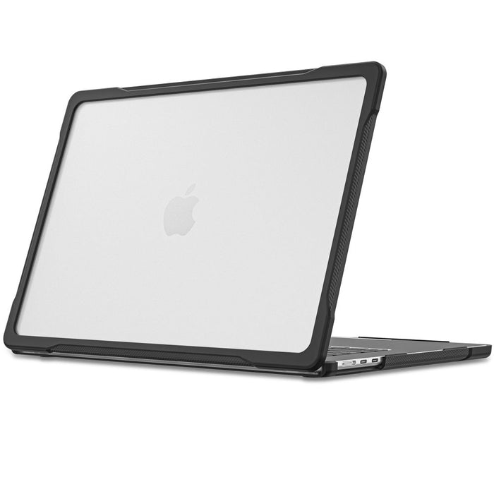 Калъф Tech-Protect Velar за MacBook Air 13" 2023 / 2024 / 2025 / 2026 - Прозрачен черен