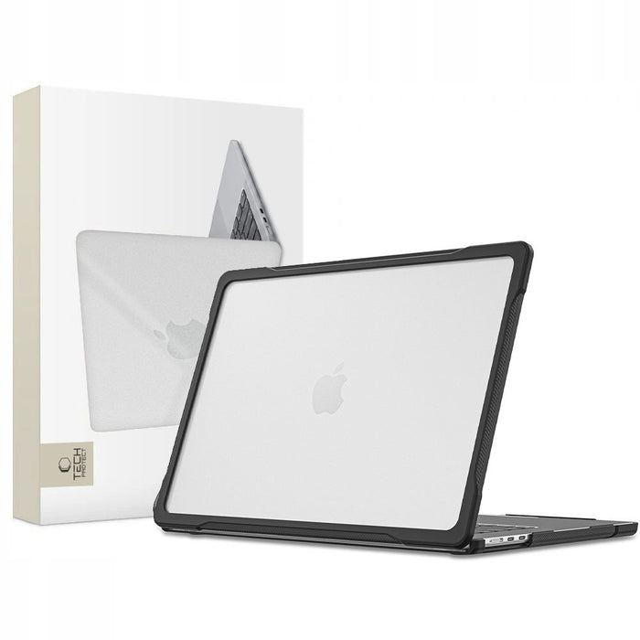 Калъф Tech-Protect Velar за MacBook Air 15" 2023 / 2024 / 2025 / 2026 - Прозрачен черен