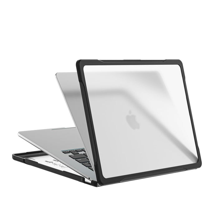 Калъф Tech-Protect Velar за MacBook Air 15" 2023 / 2024 / 2025 / 2026 - Прозрачен черен
