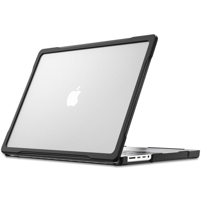 Калъф Tech-Protect Velar за MacBook Pro 16" 2021 / 2023 / 2025 / 2026 - Прозрачен черен