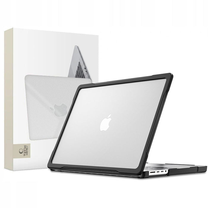Калъф Tech-Protect Velar за MacBook Pro 16" 2021 / 2023 / 2025 / 2026 - Прозрачен черен