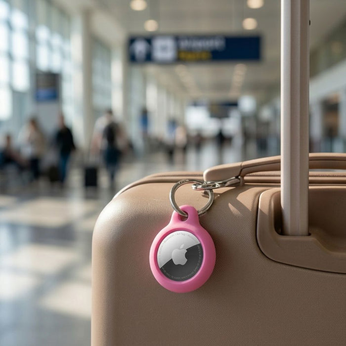 Tech-Protect груб калъф за Apple AirTag 1/2 - розов